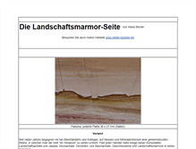 Tablet Screenshot of landschaftsmarmor.de